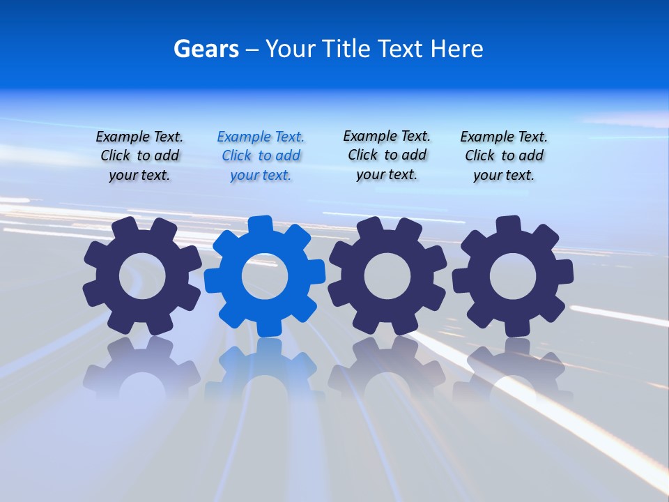 Perspective Commute Traffic PowerPoint Template