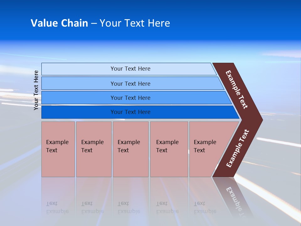 Perspective Commute Traffic PowerPoint Template