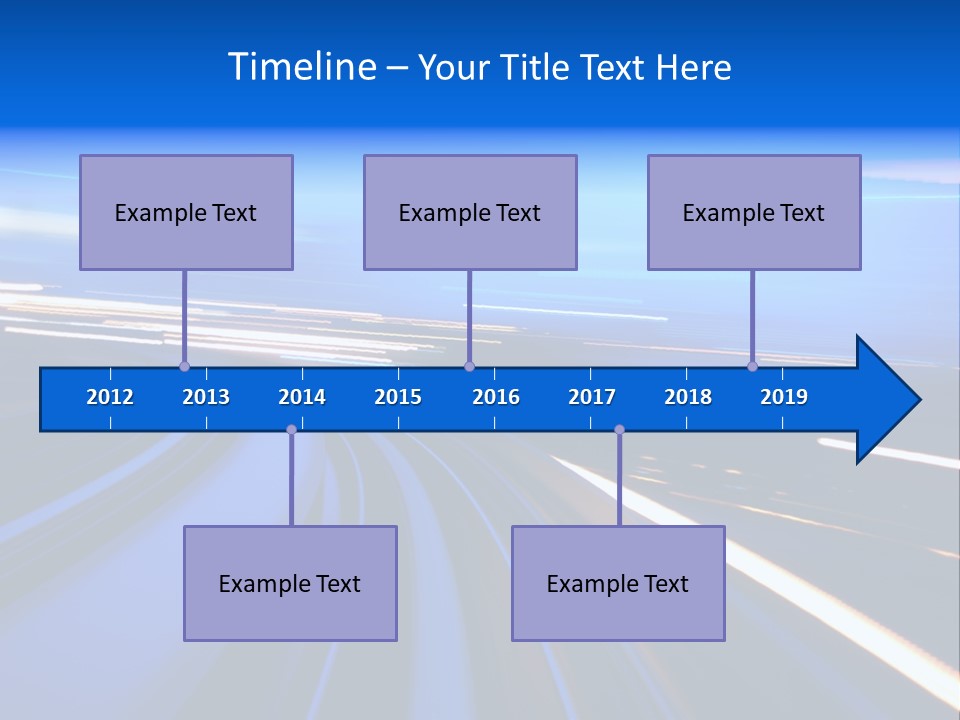 Perspective Commute Traffic PowerPoint Template