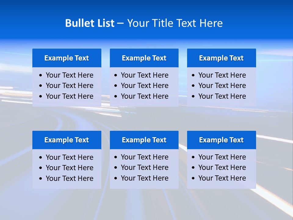 Perspective Commute Traffic PowerPoint Template