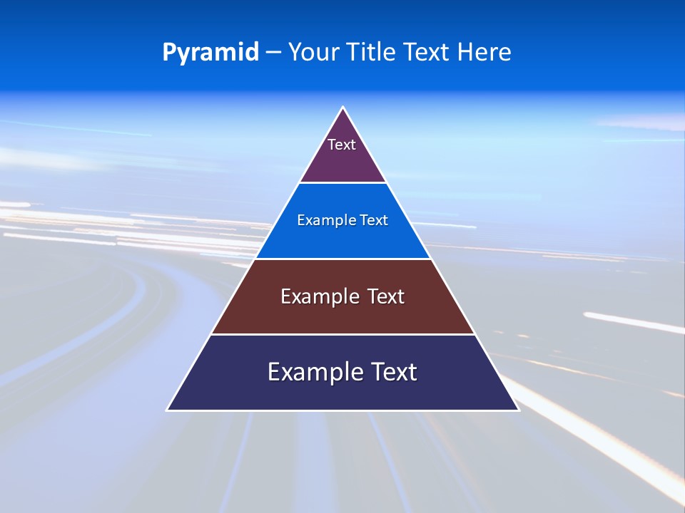 Perspective Commute Traffic PowerPoint Template