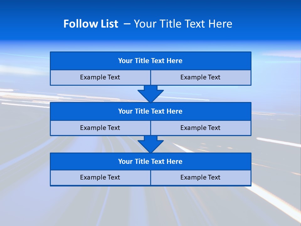 Perspective Commute Traffic PowerPoint Template