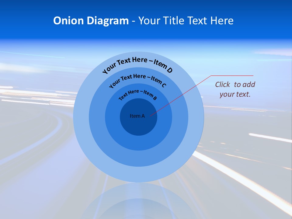 Perspective Commute Traffic PowerPoint Template
