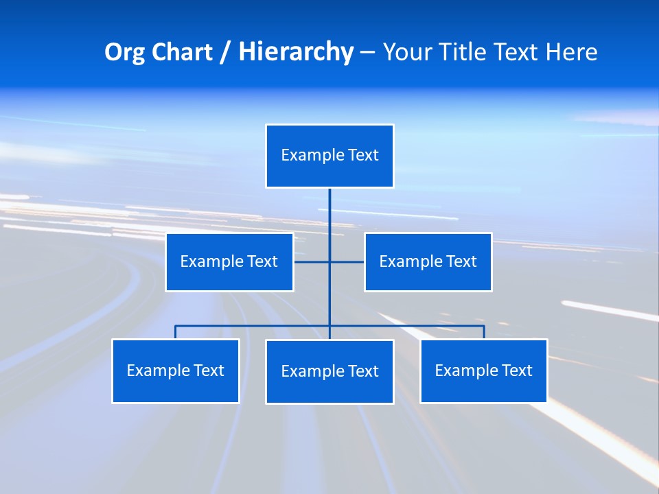 Perspective Commute Traffic PowerPoint Template