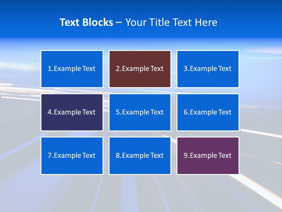 Perspective Commute Traffic PowerPoint Template