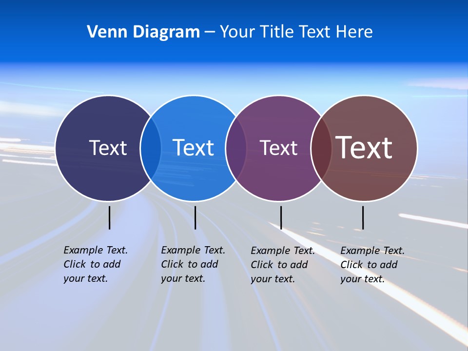 Perspective Commute Traffic PowerPoint Template