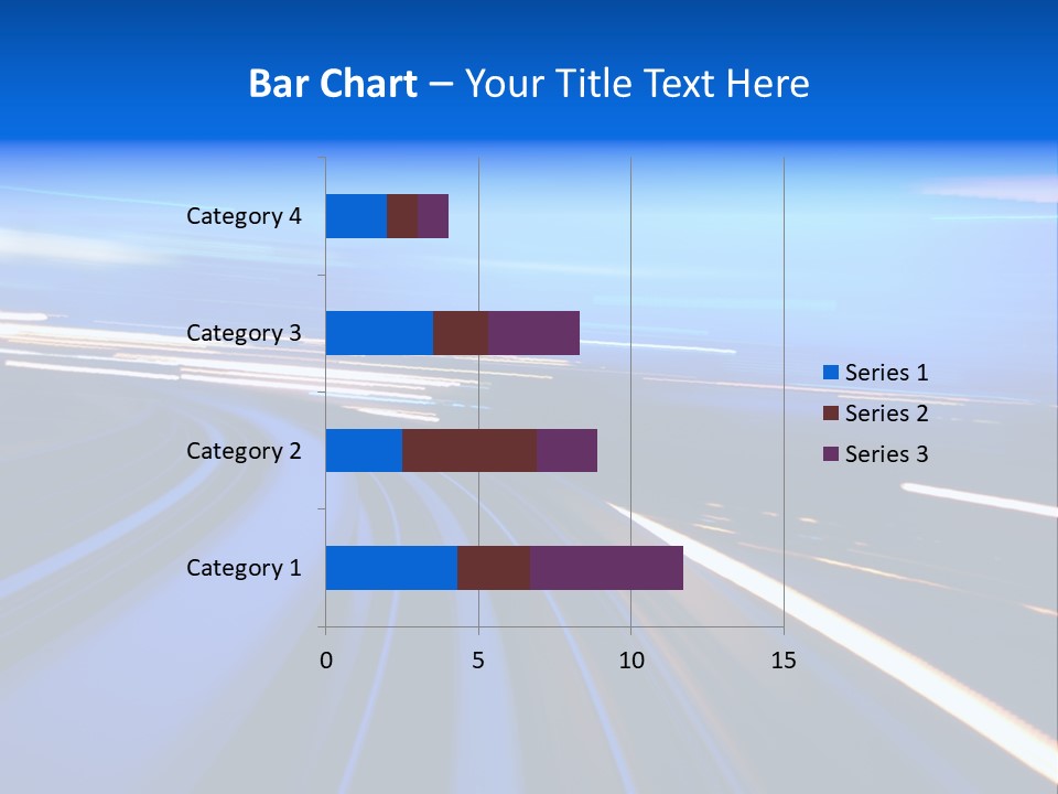 Perspective Commute Traffic PowerPoint Template
