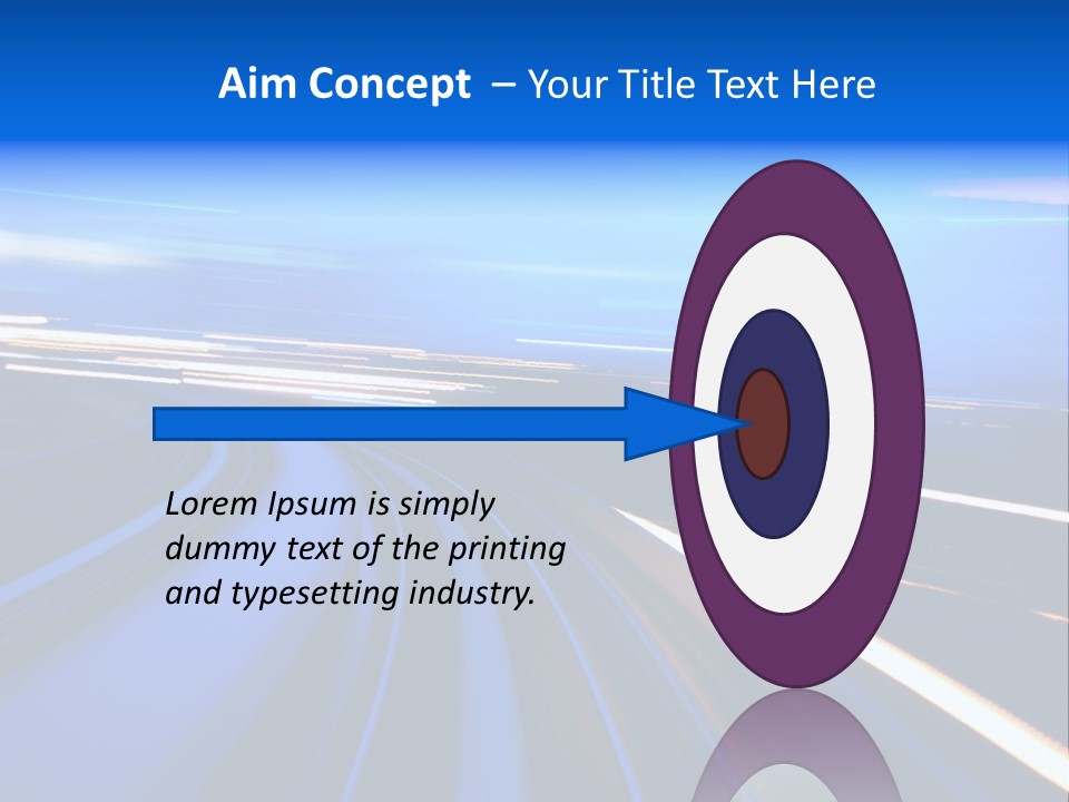 Perspective Commute Traffic PowerPoint Template