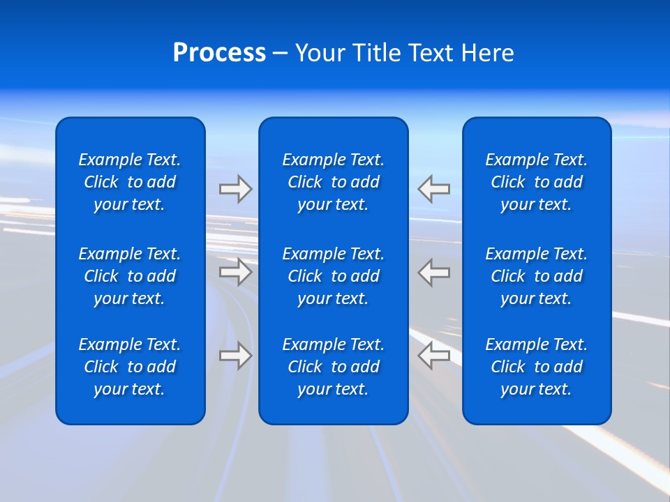 Perspective Commute Traffic PowerPoint Template