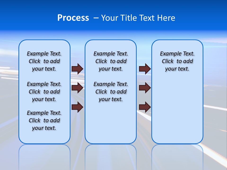Perspective Commute Traffic PowerPoint Template