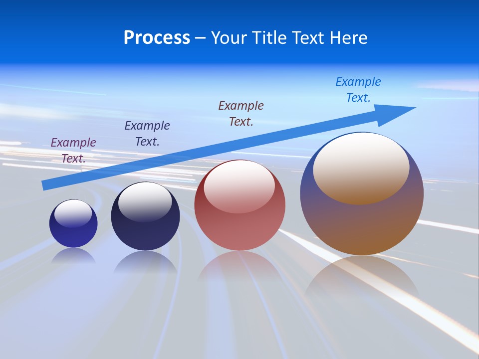 Perspective Commute Traffic PowerPoint Template