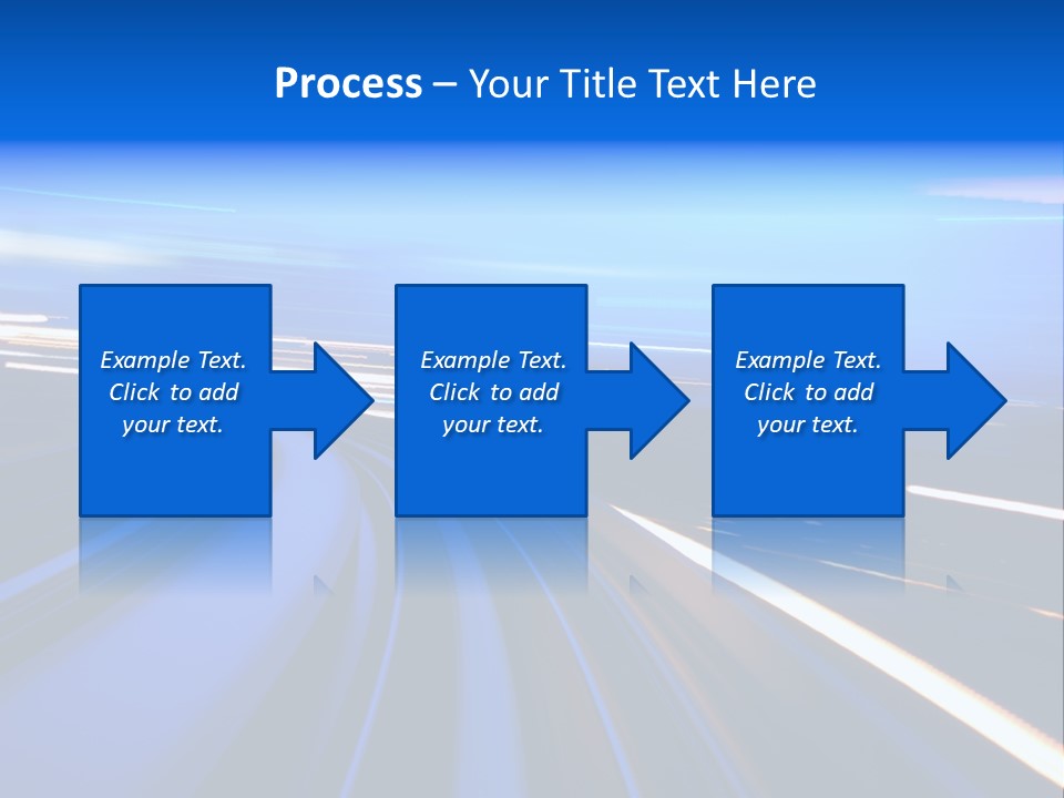 Perspective Commute Traffic PowerPoint Template