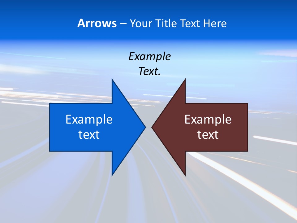 Perspective Commute Traffic PowerPoint Template