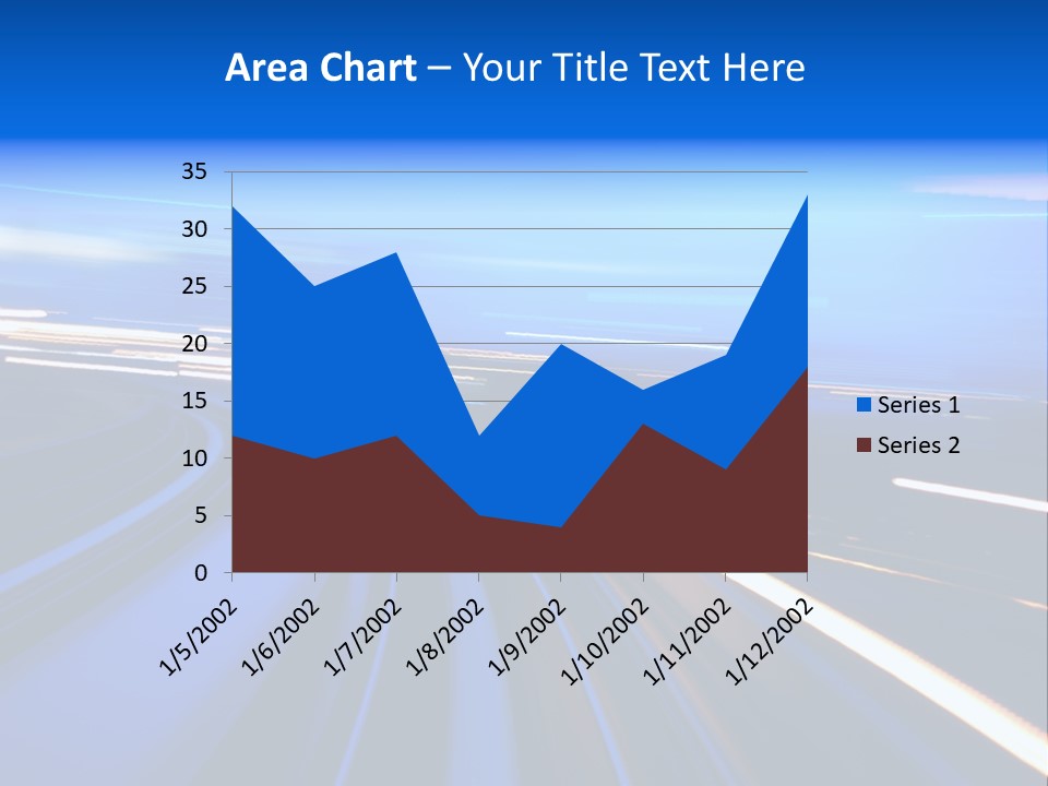 Perspective Commute Traffic PowerPoint Template