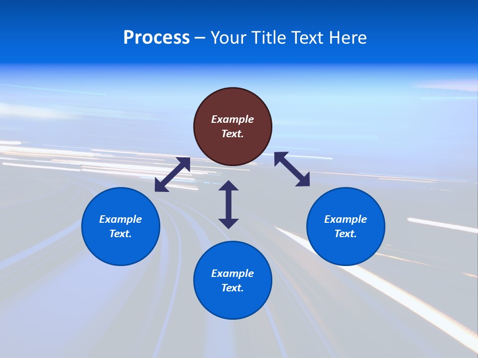Perspective Commute Traffic PowerPoint Template