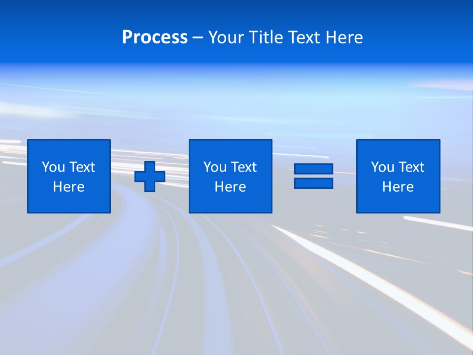 Perspective Commute Traffic PowerPoint Template