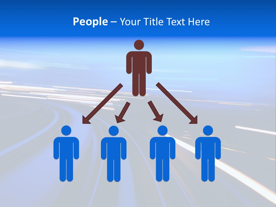 Perspective Commute Traffic PowerPoint Template