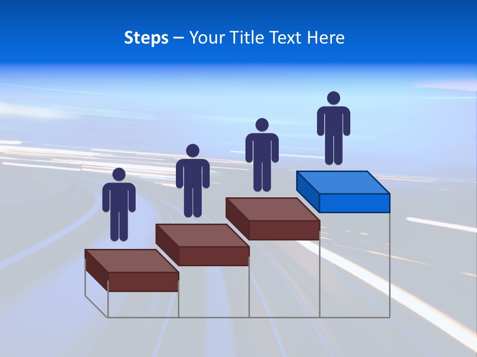 Perspective Commute Traffic PowerPoint Template