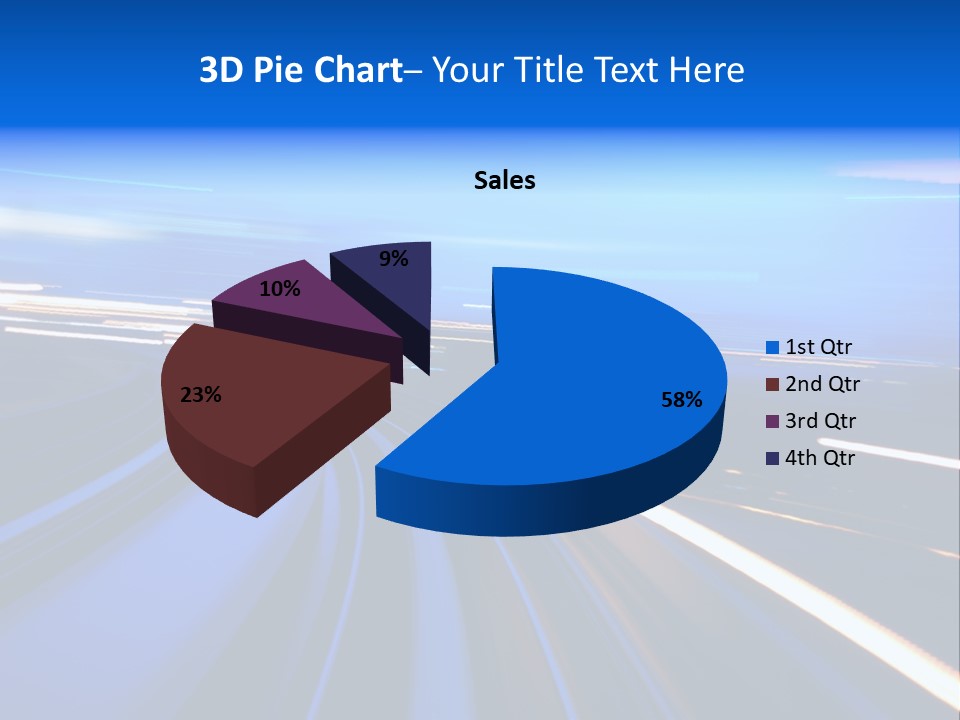 Perspective Commute Traffic PowerPoint Template