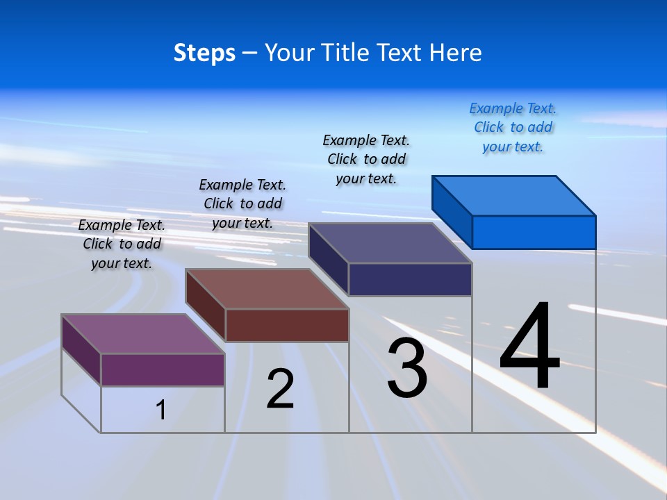 Perspective Commute Traffic PowerPoint Template