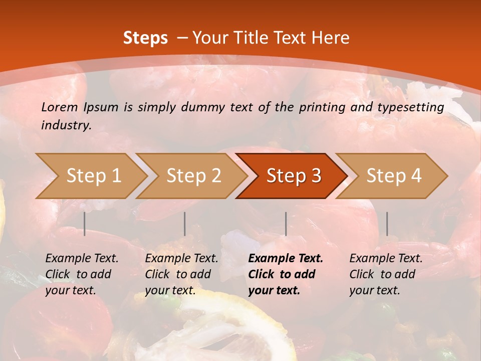 Vegetables Snack Prepare PowerPoint Template