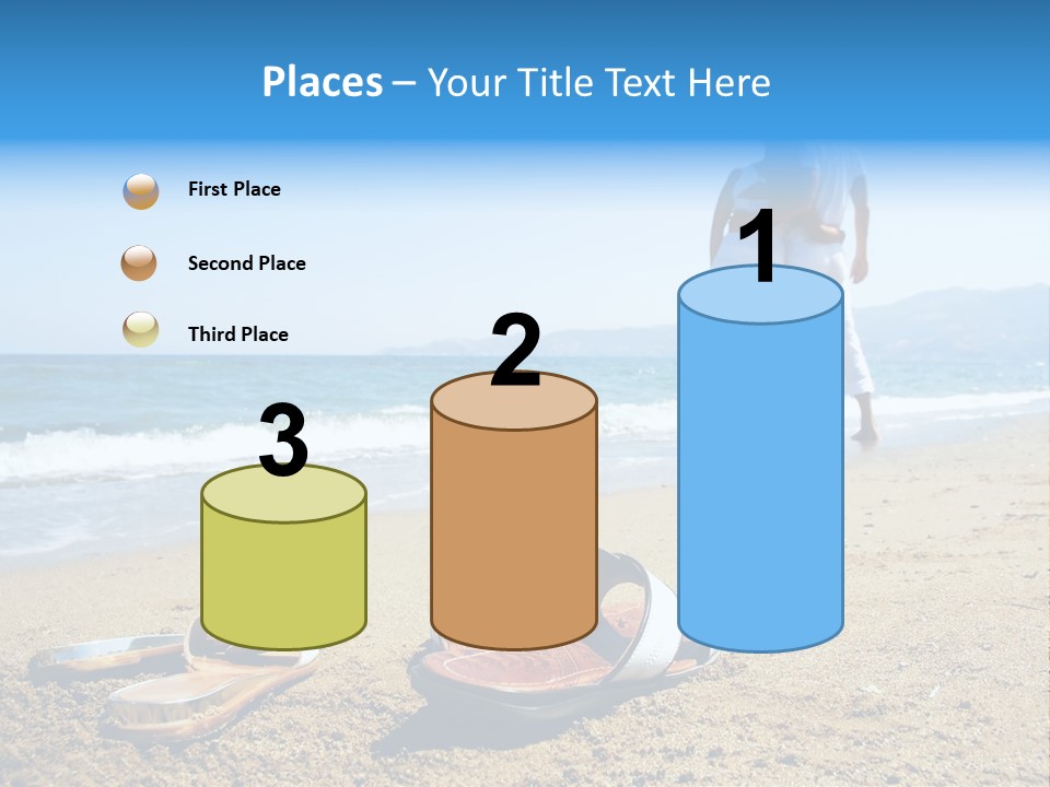 Husband Saint Wave PowerPoint Template