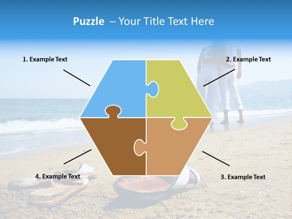 Husband Saint Wave PowerPoint Template