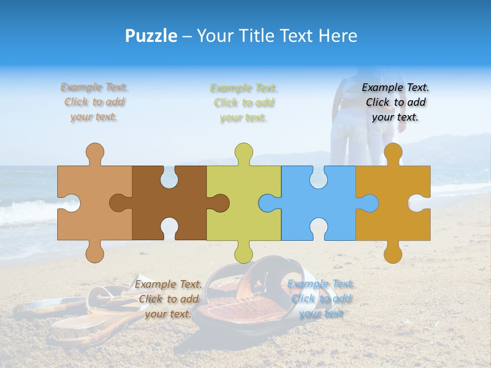 Husband Saint Wave PowerPoint Template