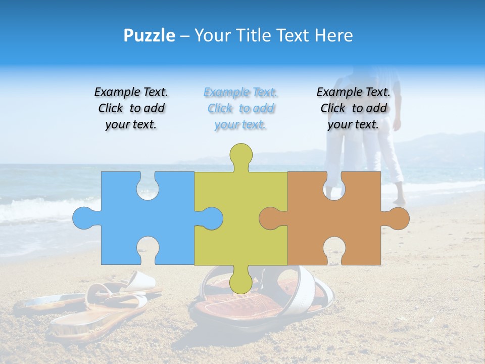 Husband Saint Wave PowerPoint Template