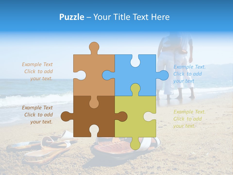 Husband Saint Wave PowerPoint Template