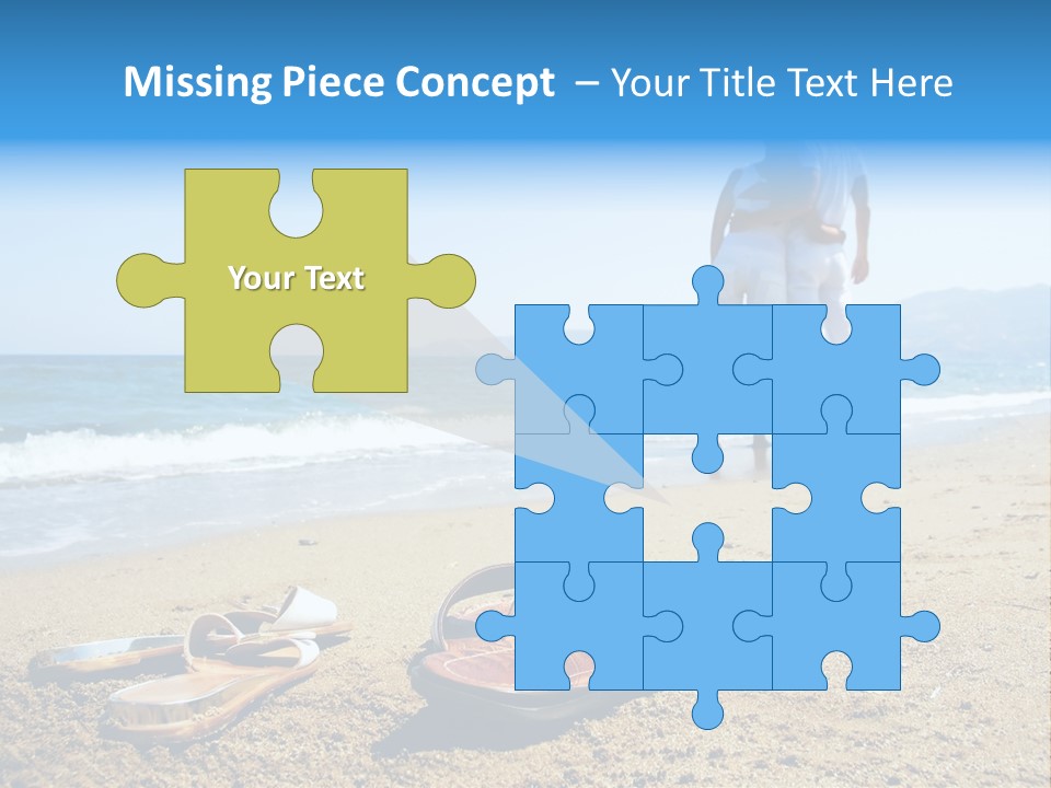 Husband Saint Wave PowerPoint Template