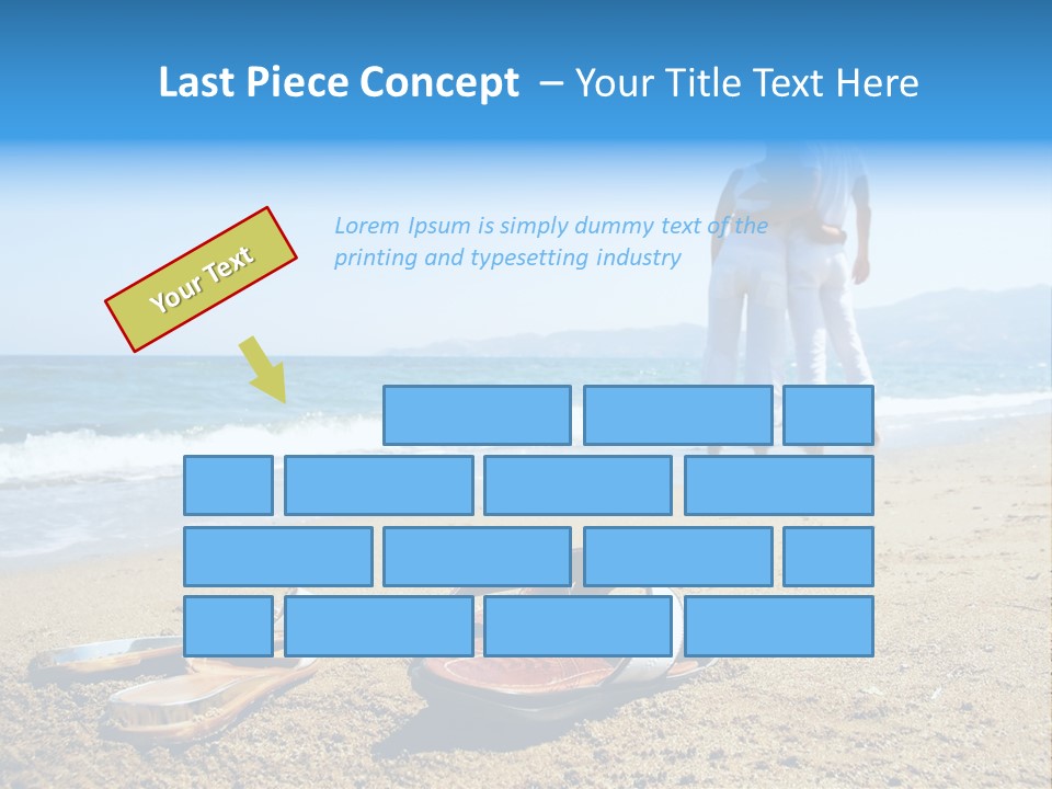 Husband Saint Wave PowerPoint Template