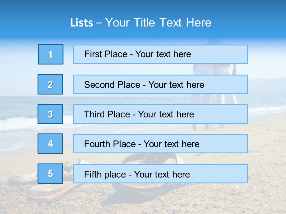Husband Saint Wave PowerPoint Template