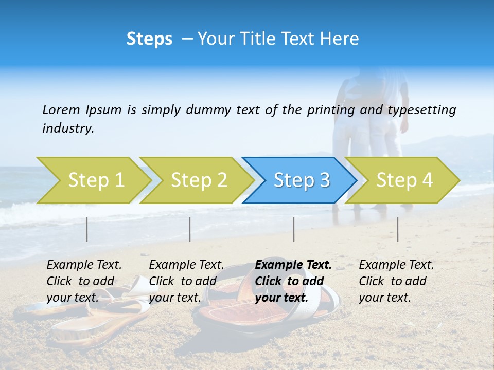 Husband Saint Wave PowerPoint Template