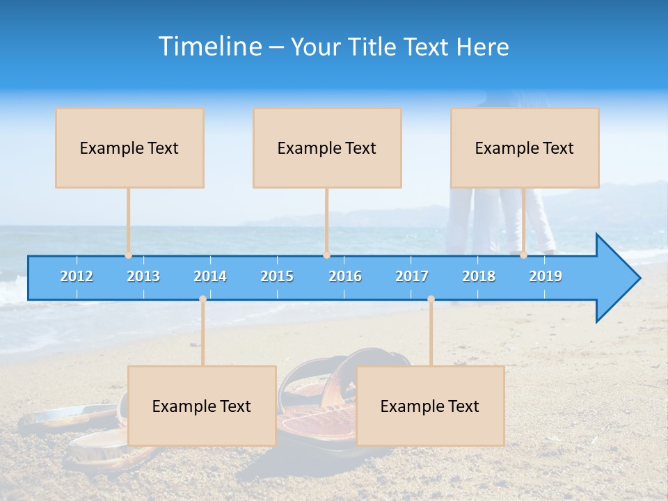 Husband Saint Wave PowerPoint Template