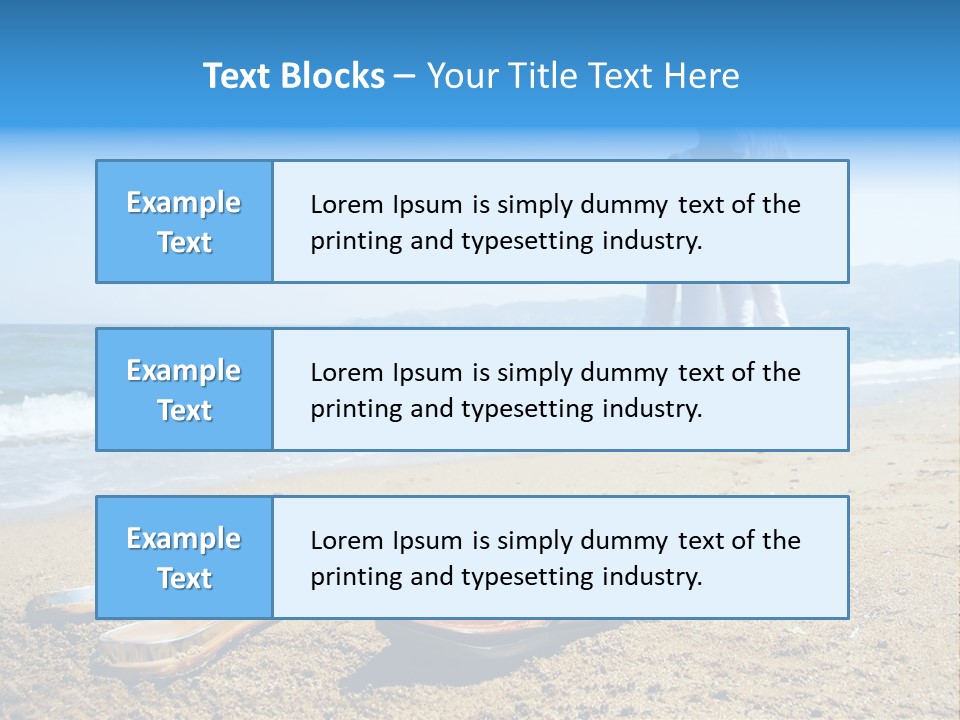 Husband Saint Wave PowerPoint Template