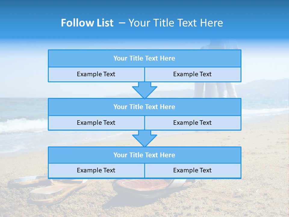 Husband Saint Wave PowerPoint Template