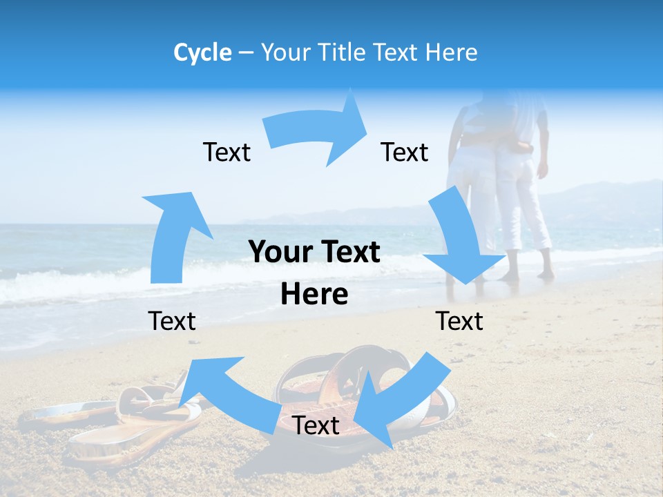 Husband Saint Wave PowerPoint Template