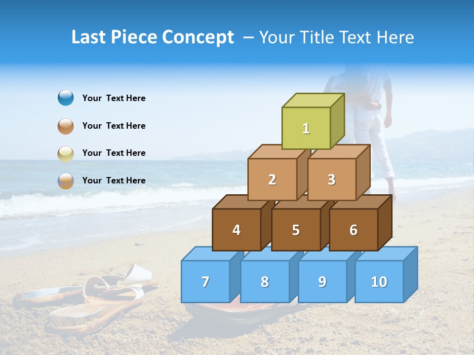 Husband Saint Wave PowerPoint Template