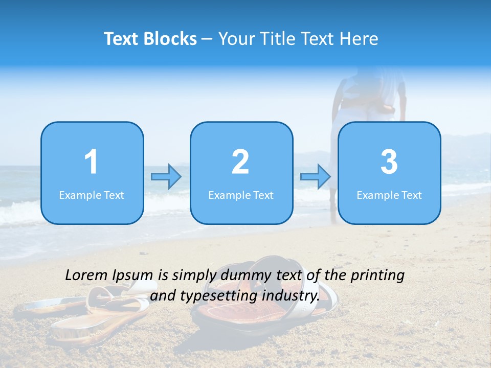 Husband Saint Wave PowerPoint Template
