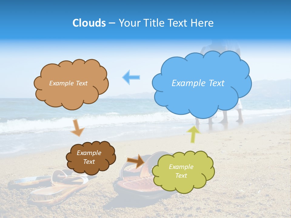 Husband Saint Wave PowerPoint Template