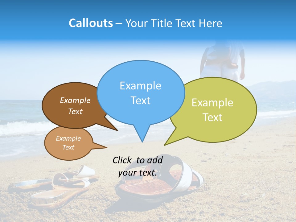 Husband Saint Wave PowerPoint Template