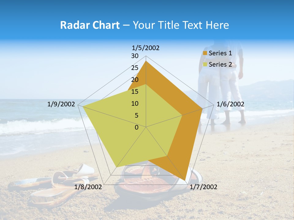 Husband Saint Wave PowerPoint Template