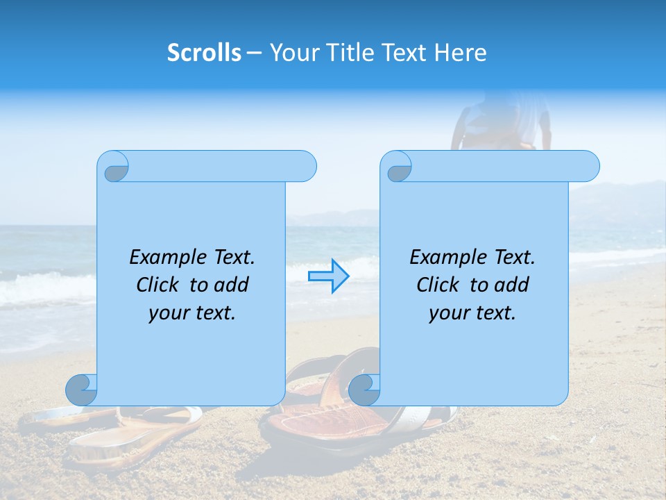 Husband Saint Wave PowerPoint Template