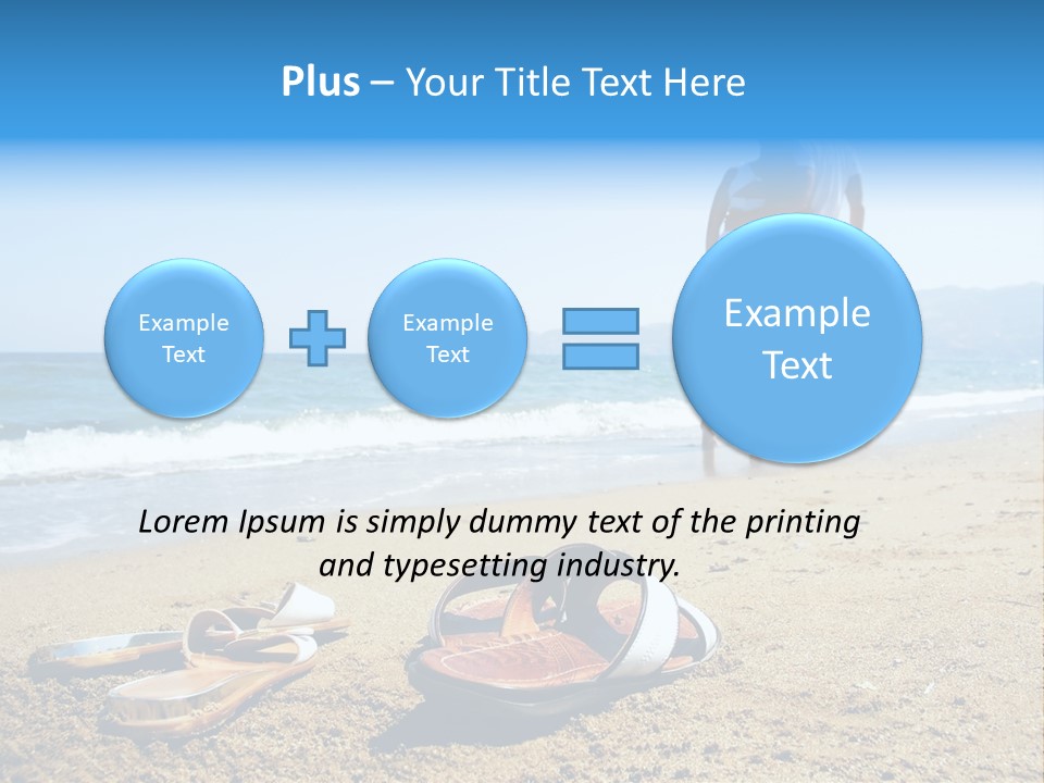 Husband Saint Wave PowerPoint Template