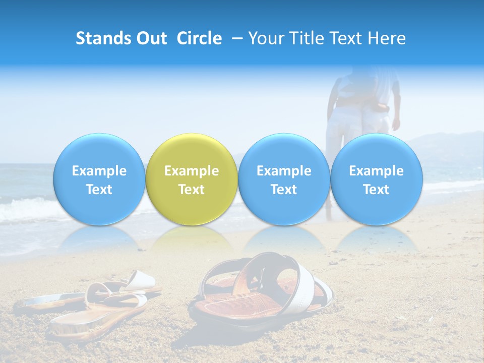 Husband Saint Wave PowerPoint Template