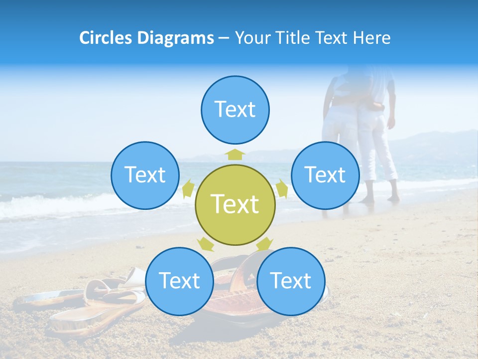 Husband Saint Wave PowerPoint Template