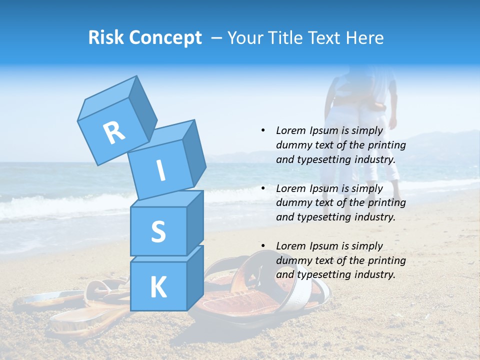 Husband Saint Wave PowerPoint Template