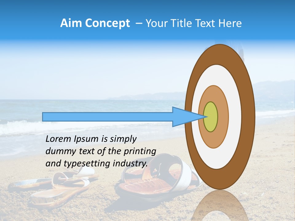 Husband Saint Wave PowerPoint Template