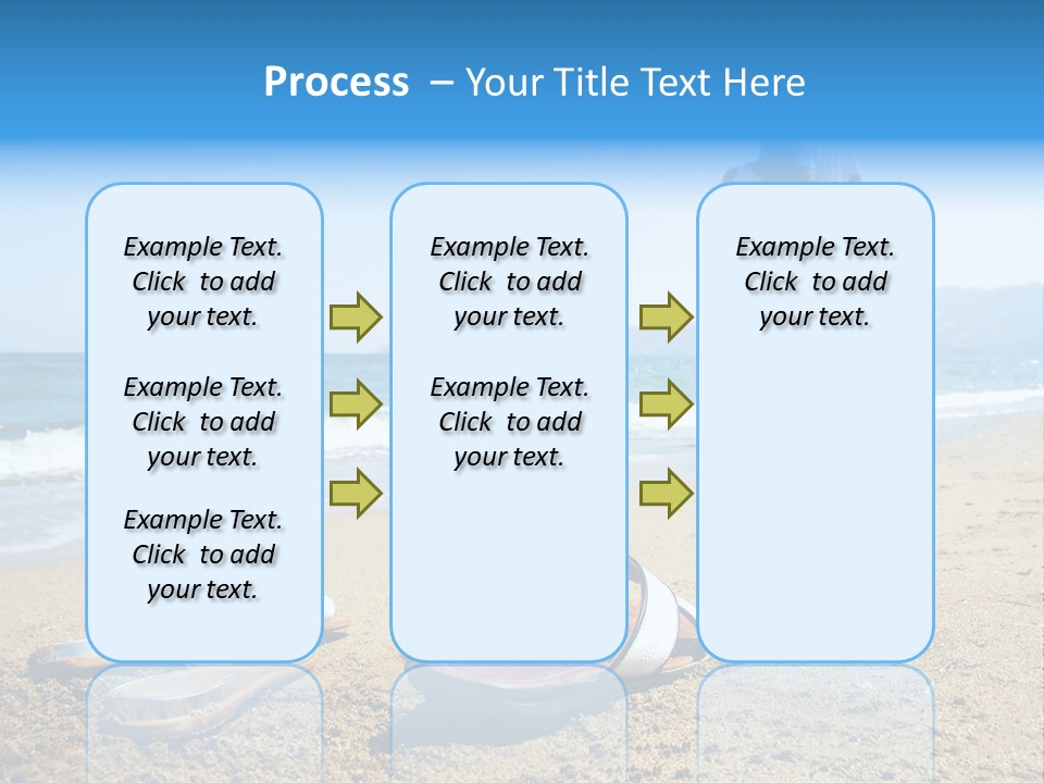 Husband Saint Wave PowerPoint Template